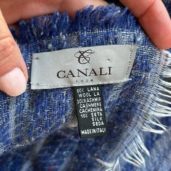 Canali wool / cashmere blend scarf